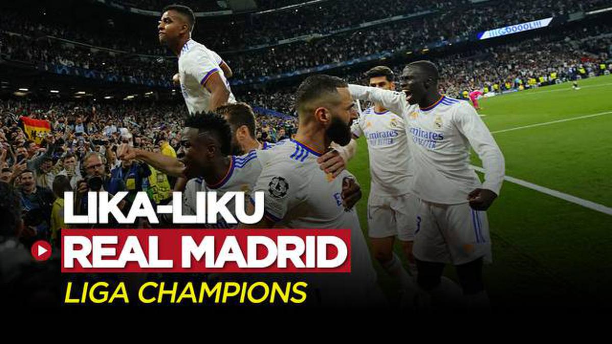 MOTION GRAFIS: Lika-Liku Perjalanan Real Madrid Tembus Final Liga Champions