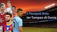 Video lima pemain sepak bola tertampan di dunia, salah satunya adalah David Villa yang bermain di klub New York City FC. 
