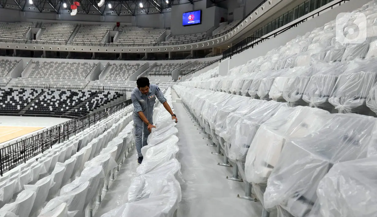 Indonesia menjadi satu dari tiga tuan rumah FIBA World Cup 2023. Dua negara lain yang berkesempatan menjadi tuan rumah ajang bergengsi itu adalah Jepang dan Filipina. (Liputan6.com/Herman Zakharia)