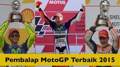 Video 10 pebalap terbaik di MotoGP 2015, yang urutan nomer satu adalah Jorge Lorenzo juara MotoGP 2015.