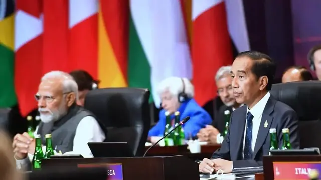 Presiden Jokowi Dalam Pembukaan KTT G20, Ajak Pemimpin Negara untuk Kolaborasi Dunia
