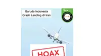 Kumpulan Hoaks Kecelakaan Pesawat, Simak Faktanya