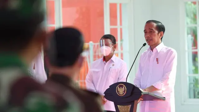 Jokowi meresmikan fasilitas Pengolahan Sampah menjadi Energi Listrik (PSEL) di TPA Benowo Surabaya. (Dian Kurniawan/Liputan6.com)