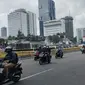 Situasi di Patung Kuda Arjuna Wiwaha, Jalan Medan Merdeka, Jakarta Pusat, lengang jelang demo BBM, Selasa (6/9/2022). (Liputan6.com/Winda Nelfira)