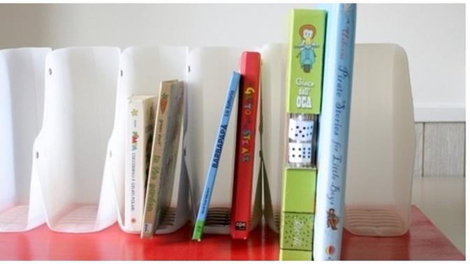 Recycle Botol Bekas Susu Untuk Rak  Buku Fashion Fimela com