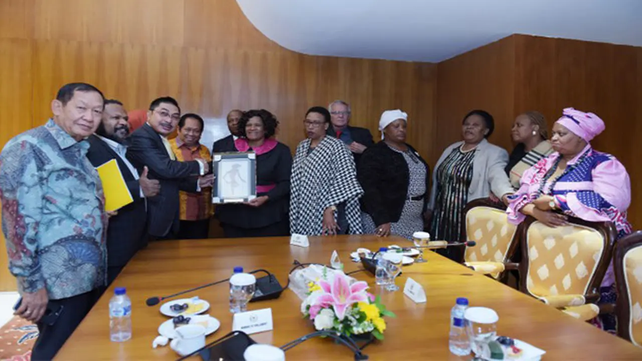 Komisi V Terima Delegasi Parlemen Afrika Selatan 