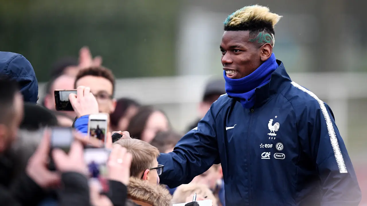 Gaya Paul Pogba Saat Ikuti Latihan Bersama Timnas Prancis