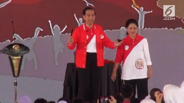 Atraksi Sulap Presiden Jokowi di Hari Anak Nasional