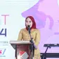 Ketua Periska Kideco Pratika Ariawan dalam sambutannya di Kideco Woman Empowerment Day 2024. Foto: KIdeco