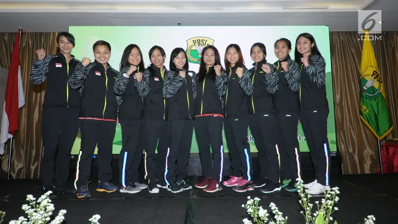 Peringati HUT ke-67, PBSI Lepas Tim Thomas-Uber Cup 2018