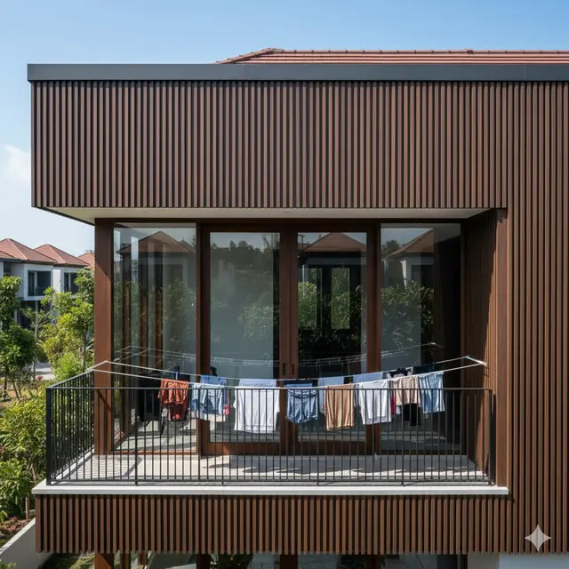 Inspirasi Rumah dengan Balkon Luas