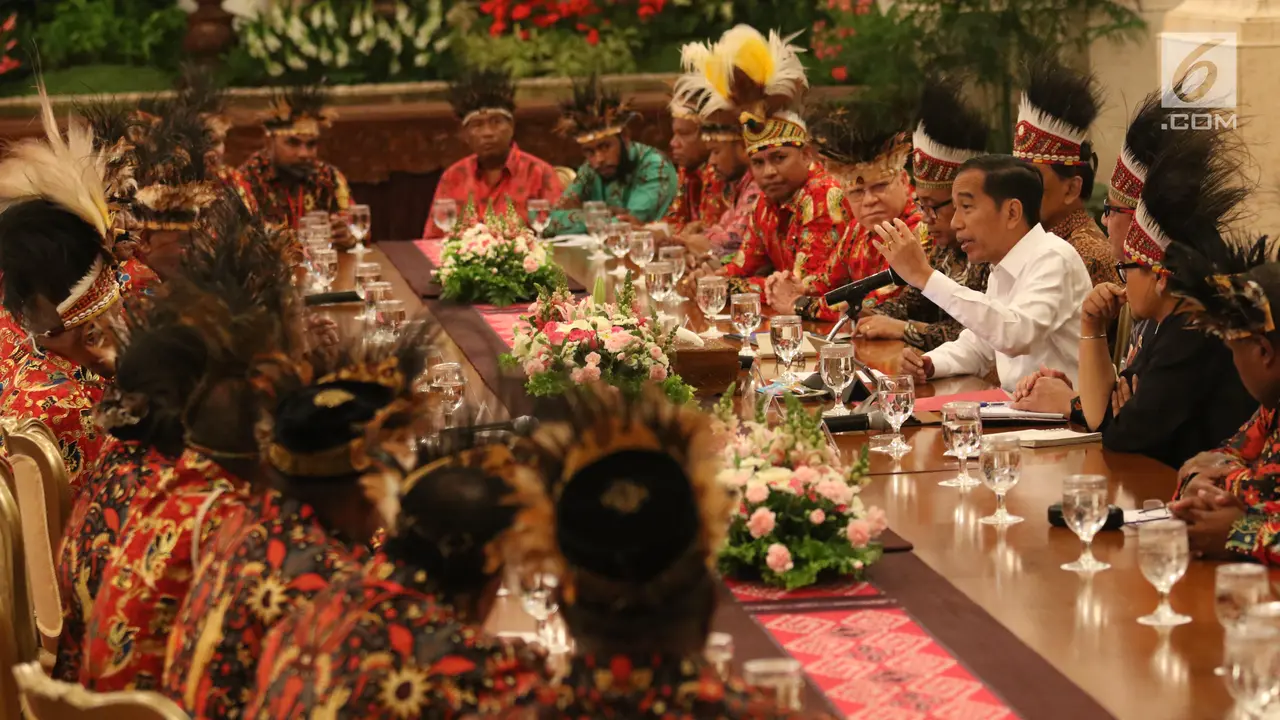 Jokowi Bertemu Tokoh Papua