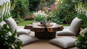 Ide Teras Lesehan Menghadap Kebun Bunga ala Taman Rahasia (Foto: AI)