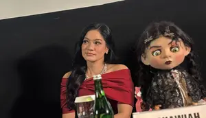 Titi Kamal Refresh ke Curug dan Hutan di Sela Syuting The Doll Ghawiah, Banyak Adegan Menguras Fisik