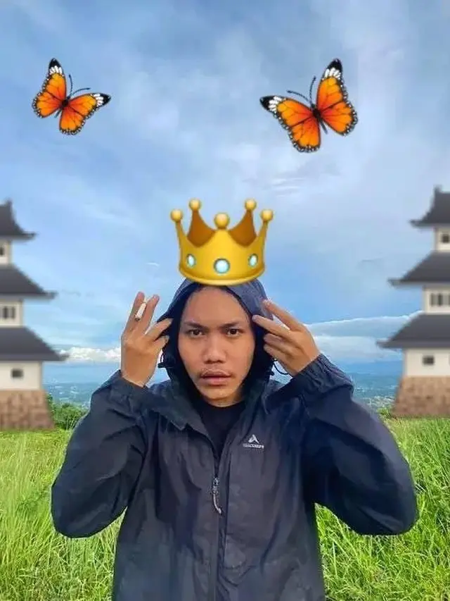 Minta Potretnya Diedit, 7 Hasil Editan Foto Pria saat di Gunung Ini Hasilnya Nyeleneh