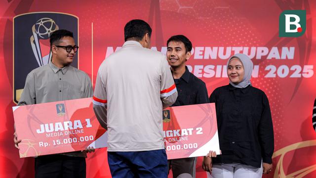 Foto: Malam Penutupan Piala Presiden 2025, Maruarar Sirait Apresiasi Emtek Media