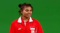 Sri Wahyuni Agustiani mampu meraih medali perak di angkat besi. Ini merupakan medali pertama untuk kontingen Indonesia.