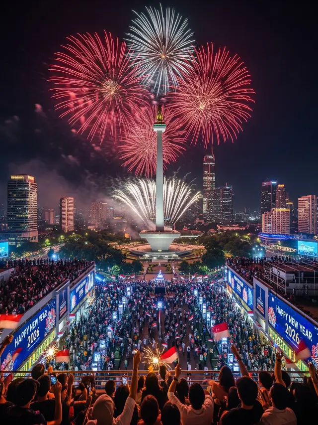 Tahun Baru 2026 (Gemini AI)
