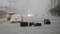 Ilustrasi banjir yang melanda kota New Orleans, negara bagian Louisiana, Amerika Serikat (AP/David Grunfeld)