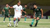 Duel PS Tira vs Persela di Stadion Sultan Agung, Bantul, Minggu (28/10/2018). (Bola.com/Aditya Wany)