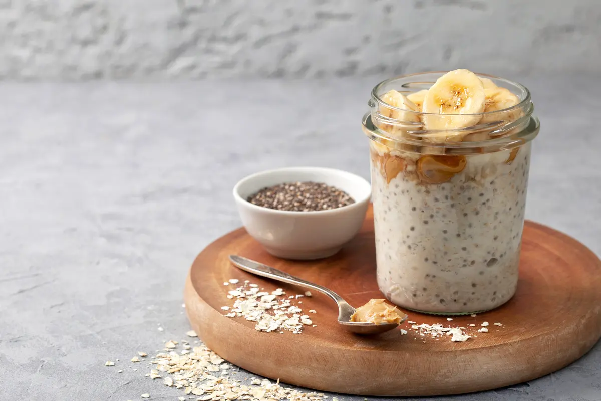resep overnight oat pisang