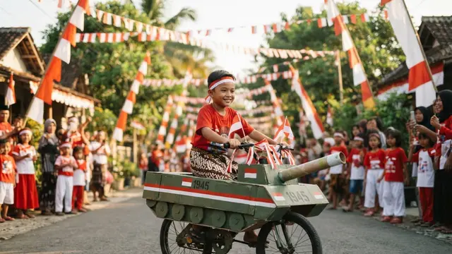 Hiasan Sepeda 17 Agustus