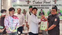 Deklarasi Pilkada damai di Provinsi Riau yang ikuti penyelenggara Pemilu serta mahasiswa. (Liputan6.con/M Syukur)