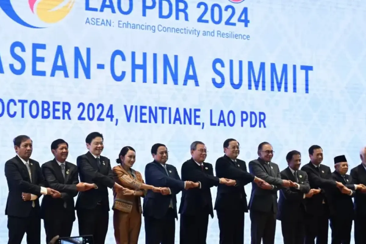 KTT ASEAN-RRT yang diselenggarakan di Vientiane, Laos, Kamis (10/10/2024). (Dok. Setwapres RI)