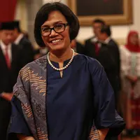  Sri Mulyani menjadi Menteri Keuangan menggantikan Bambang Brodjonegoro (Liputan6.com/Faizal Fanani)