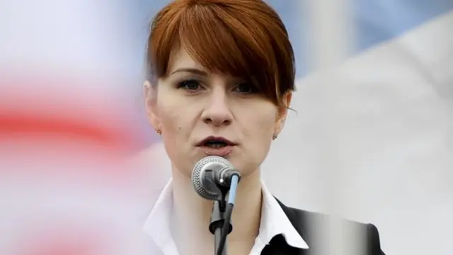 Maria Butina, perempuan Rusia yang dituduh melakukan spionase dan mencampuri politik dalam negeri Amerika Serikat (AP PHOTO)