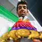 Shahin Izadyar, perenang Iran meraih enam medali emas pada Asian Para Games 2018. (Inapgoc)