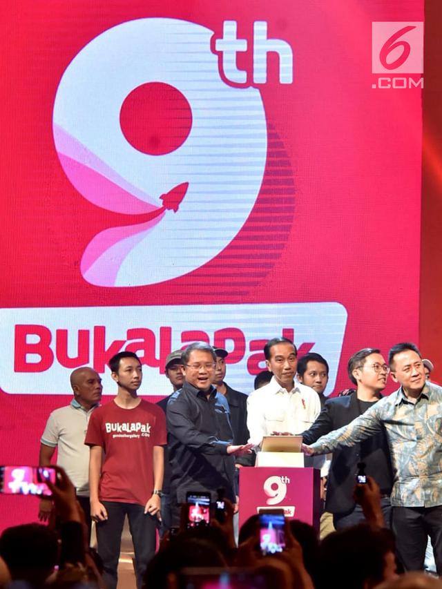 Presiden Jokowi Hadiri HUT ke-9 BukaLapak