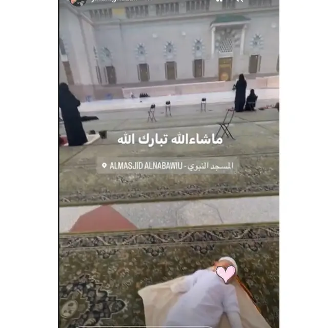 6 Momen Ustaz Syam dan Jihan Ajak Anak Umrah Pertama Kali di Usia 5 Bulan