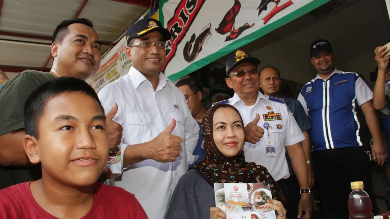 Menhub Budi Karya Sumadi perkenalkan peta kuliner.