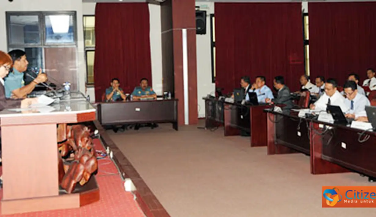 Laksamana TNI Agus Suhartono, memberikan ceramah kepada peserta Program Pendidikan Reguler Angkatan (PPRA) XLVI Lemhannas RI di Gedung Pancagatra Lemhannas RI, Jalan Medan Merdeka Selatan,  Jakarta, Senin (5/9).