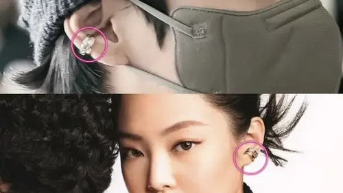 His Coco Chanel ear piercing!! Very - BTS V Kim Taehyung