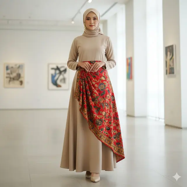 Model Draperi Samping yang Elegan (Gemini AI)