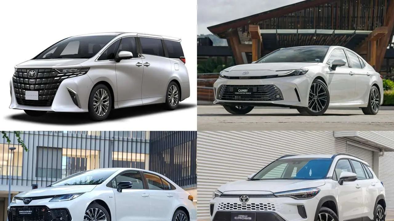Empat model Toyota yang terdampak recall di Filipina: Alphard (2.708 unit), Corolla Cross (597 unit), Corolla Altis (110 unit), dan Camry (1 unit), seluruhnya mengalami masalah pada panel instrumen digital 12,3 inci (Autoindustriya)