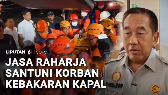 Jasa Raharja Santuni Korban Kebakaran Kapal