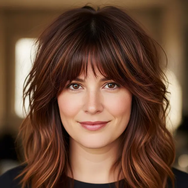 Rambut Layer Panjang Berjenjang