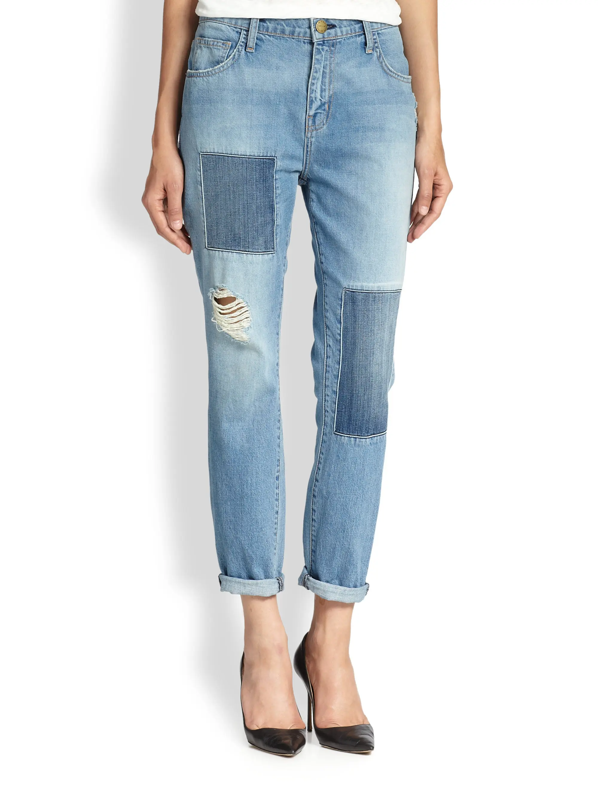 Bikin jeans kamu makin keren dengan modifikasi sendiri. (lyst.com)