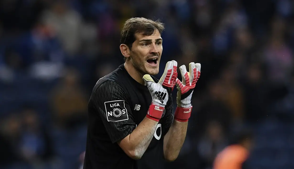 Kini, Casillas masih memiliki kontrak bersama Porto hingga Juni 2020. (AFP/Francisco Leong)