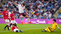 Di babak semifinal, Man City sukses menaklukkan Urawa Red Diamonds dengan skor 3-0. (AP Photo/Manu Fernandez)