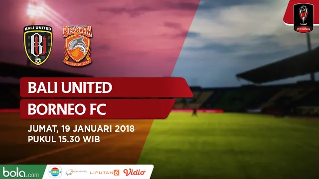 Bali United Vs Pusamania Borneo FC