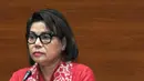 Wakil Ketua KPK Basaria Pandjaitan memberi keterangan pers terkait penetapan mantan Mensos Idrus Marham sebagai tersangka baru proyek PLTU Riau-1 di gedung KPK, Jakarta, Jumat (24/8). (merdeka.com/Dwi Narwoko)