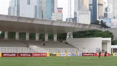 Suasana Stadion Madya Gelora Bung Karno saat laga kualifikasi Grup H Piala AFC 2020 antara PSM Makassar melawan Kaya FC-Iloilo, Jakarta, Selasa (10/3/2020). Pertandingan dilaksanakan tanpa dihadiri penonton sebagai antisipasi penyebaran virus Corona COVID 19. (Liputan6.com/Helmi Fithriansyah)
