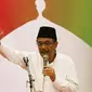 Calon Wakil Gubernur DKI Jakarta, Djarot Saiful Hidayat saat berdialog dengan Takmir masjid di Jakarta, Jumat (31/3). Dalam dialog terebut mebahas menolak politisasi masjid dan melawan radikalisme agama. (Liputan6.com/Angga Yuniar)