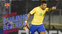 Paulinho resmi menjadi milik Barcelona. (Barcelona.com). 