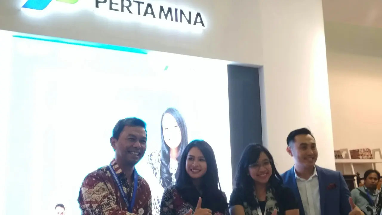 Maudy Ayunda Turut Hadir di Booth Pertamina dalam IBD Expo 2017