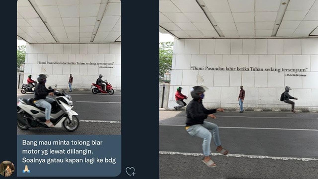 Minta Motor yang Lewat Dihilangkan, 6 Hasil Edit Foto Pria Ini Hasilnya Kocak